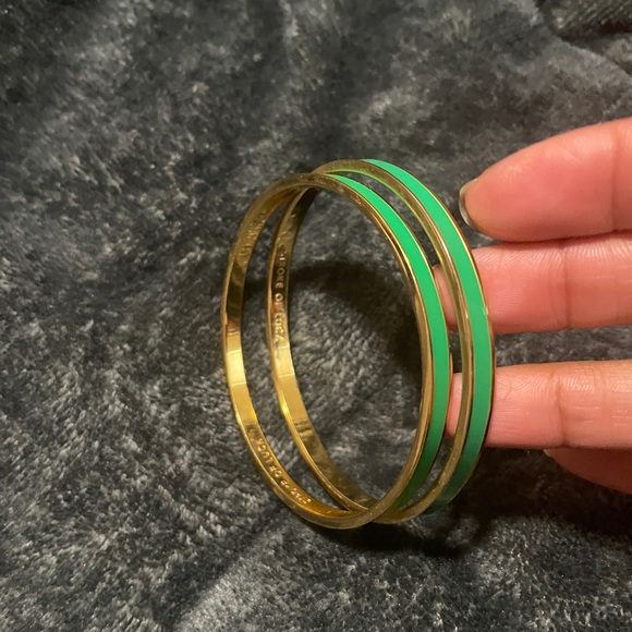 COPY - Kate spade green and gold bangle stroke of luck - Picture 7 of 7